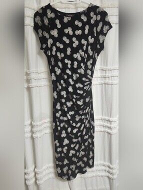 Phase Eight Abstract Fan-Print Dress.